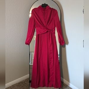 NWOT SHEIN Red Maxi Dress